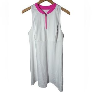 Fila White Sleeveless Tennis Dress L Great Condition